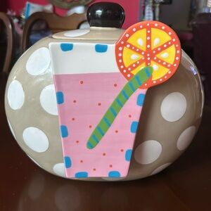 Coton colors large cookie jar